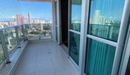 Vendo Lindo Apartamento com 78,76m2, nascente, andar alto vista mar com 2 suítes no Caminho das Árvores, Salvador/BA