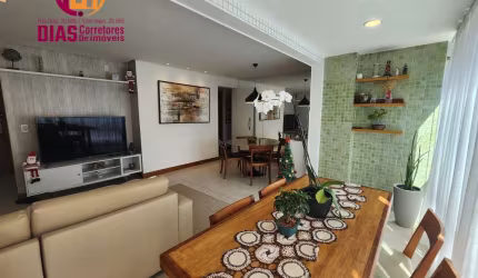 Vendo Apartamento no Alphaville I com 83m2,  nascente com varanda gourmet panorâmica, suíte, escritório, 2 vagas - Alphaville - Salvador-BA.