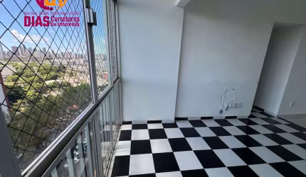 Alugo em exclusividade com chaves em mãos Apartamento, nascente, andar alto, elevadores no Condomínio João Durval com 77m2, 3/4, sala 2 ambientes, 2 vagas de garagens em Pernambués - Salvador/BA.