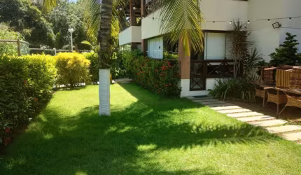 Apartamento térreo com Garden, 3 suítes. Condomínio Genipabu Club House. Guarajuba-BA