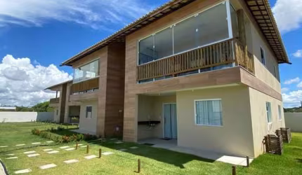 Oportunidade! Village mobiliado 2/4, 1 suíte. Financia. Jacuípe Country-Barra do Jacuípe