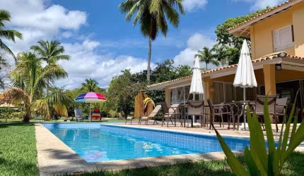 Casa alto padrão, porteira fechada, 4 suítes - Quintas de Sauipe Grande Laguna - Costa do Sauipe