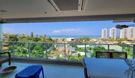 Belíssimo apartamento vista mar  á venda. Condomínio  Mário Cravo - Salvador
