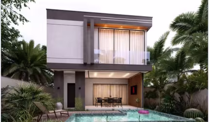 Casa com 3 dormitórios à venda por R$ 1.430.000 - Abrantes - Lauro de Freitas/BA