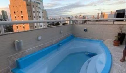Cobertura na Pituba com 3/4, piscina e goumert, 147m2 , duplex