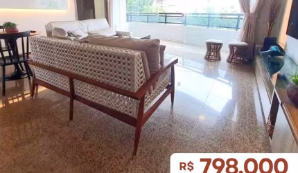 Apartamento de 148m² com 3 suítes à venda no Cocó