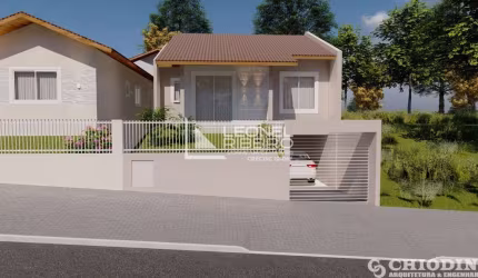 Casa com 2 dormitórios à venda, 68,44 m² no bairro Araponguinhas em Timbó - SC