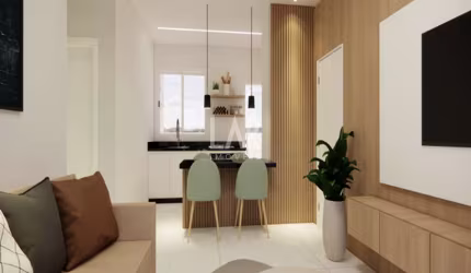 Apartamento à venda, 2 quartos, 1 suíte, 1 vaga, Santa Branca - Belo Horizonte/MG