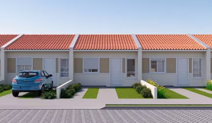 Casa em condomínio fechado com 2 quartos à venda na Estrada dos Caetanos, 1920, Residencial Meu Rincão, Cachoeirinha por R$ 231.750