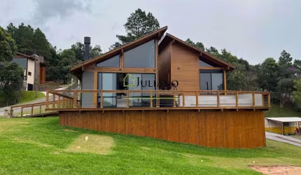 LINDA CASA à venda em condomínio fechado  - VILLAGE DA MONTANHA - RANCHO QUEIMADO/SC