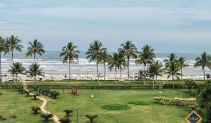 Apartamento de 3 dormitórios 190m² frente mar na Riviera de São Lourenço
