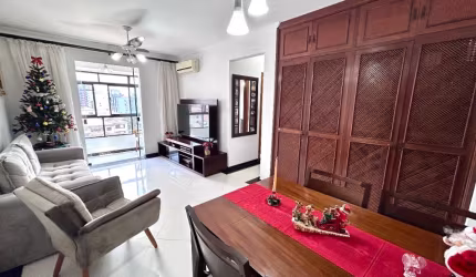 Apartamento com 2 quartos (2 suítes) no Embaré, Santos/SP