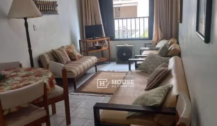 Apartamento com 2 dormitórios para alugar, 74 m² por R$ 300,01/dia - Vila Alzira - Guarujá/SP