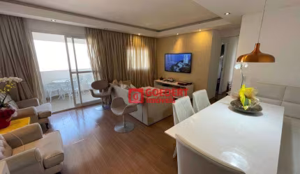 Apartamento Condomínio Autêntico Vegus com 3 dormitórios à venda, 82 m² por R$ 648.950 - Gopoúva - Guarulhos/SP