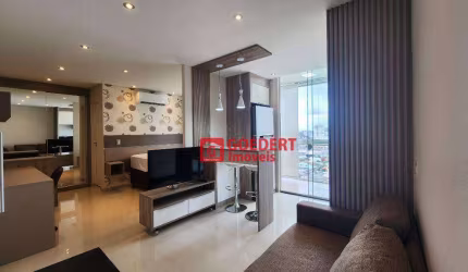 Apartamento Studio Condomínio First com 1 dormitório para alugar, 38 m² por R$ 2.925/mês - Vila Augusta - Guarulhos/SP
