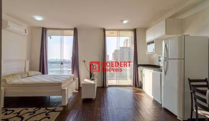 Apartamento Studio Condomínio First com 1 dormitório para alugar, 36 m² por R$ 2.513/mês - Vila Augusta - Guarulhos/SP