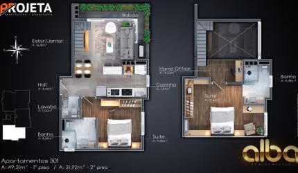 Apartamento com 2 quartos à venda na Dona Francisca, 655, Carniel, Gramado, 81 m2 por R$ 989.381