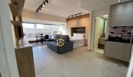 Venda de apartamento com 41m² mobiliado com uma vaga de garagem Bela Vista SP