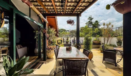 Belíssima cobertura à venda com 176m² 3 dormitórios e 3 vagas City Boaçava SP