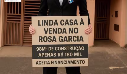 Casa a venda no Bairro Rosa Garcia - Tatuí/SP.