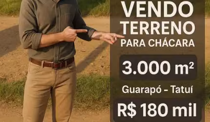 Terreno de 3.000 m² à Venda em Tatuí – Pronto para Construir, com Poço e Localização Estratégica
