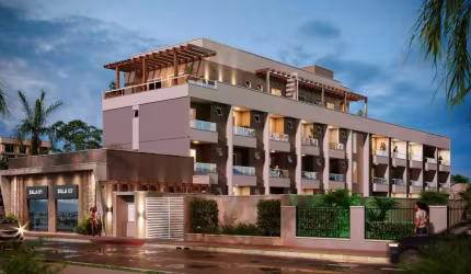 Flat com 1 quarto à venda na Rua Vilmar Goulart Pereira, 132, Paes Leme, Imbituba por R$ 261.706