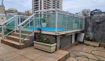 COPACABANA COBERTURA 3 QUARTOS, SUÍTE, PISCINA, 1 VAGA