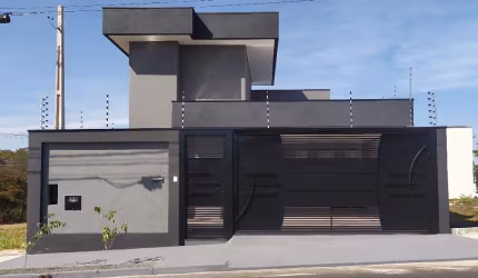 Linda casa residencial no Ary Attab, imóvel novo, recém construído, modelo moderno, na melhor localização da Zona Oeste de Rio Preto, ao lado do residencial Palestra.