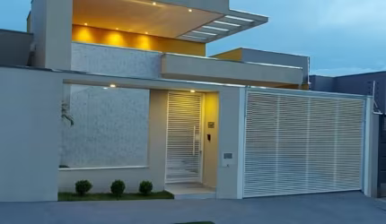 Linda casa residencial nova, no bairro Vila Madalena, com material diferenciadp, perto da Avenida Danilo Galeazzi, a 100 metros do Linhão, próximo ao Condomínio Amazonas e saída pra Talhados e BR153.