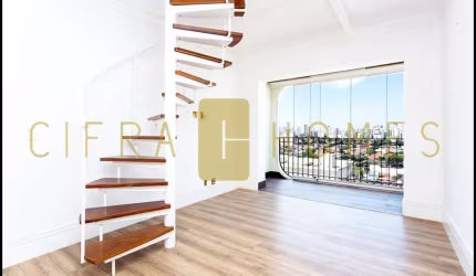 Cobertura duplex para venda ou locação com 185 m², 3 dormitórios, 1 suíte, 2 vagas de garagem, no m