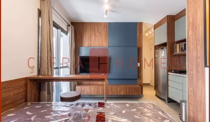 Studio para locação, equipado, lazer completo, no melhor do Jardim Paulista