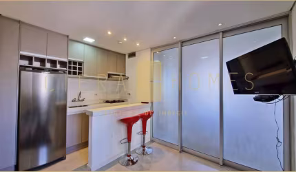 Studio mobiliado, moderno e com vista, próximo à Av. Paulista e grandes conveniências.