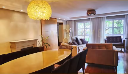 Apartamento de 174m² reformado, 3 dormitórios, sacada, lazer completo e 2 vagas, em localização pri