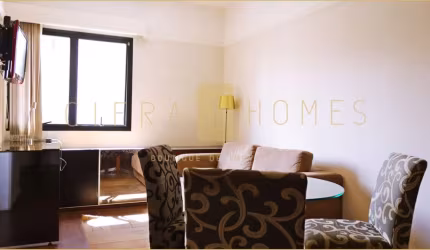 Flat mobiliado à venda, com 35m², totalmente mobiliado e localizado no coração do Jardim Paulista.