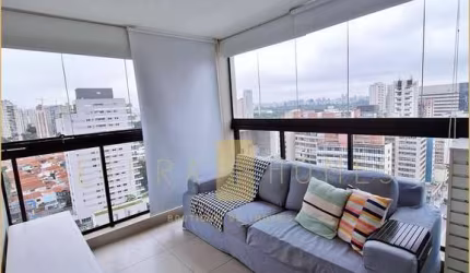 Loft Moderno e Mobiliado com Vista Panorâmica, Sacada Ampla e Lazer Completo no Jardim Paulista