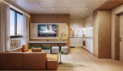 Apartamentos à venda, com suítes de 1 e 2 dorms com lazer exclusivo no rooftop e serviços modernos.