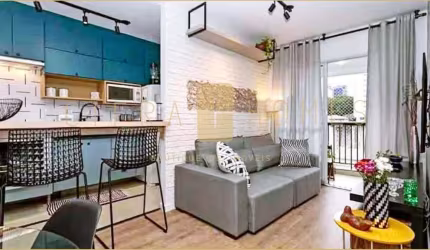 Apartamento à venda com 2 Dorms, 48m² Mobiliado, Lazer Completo e Vaga.