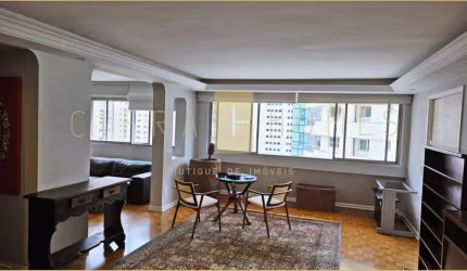 Apartamento com 3 dormitórios, mobiliado, no coração do Itaim para locação