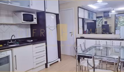Apartamento aconchegante, com 1 dorm. e sala iluminada, para locação, com lazer completo.