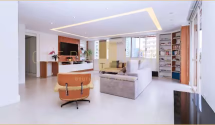 Apartamento à venda, 204 m², suíte máster, closet, lareira, 4 vagas, Pinheiros