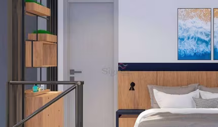 Apartamento à venda com 2 quartos, sendo 2 suítes em Santo Antônio, Florianópolis/SC.
