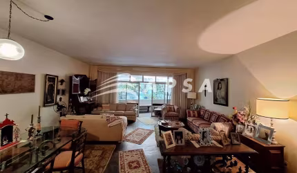 EXCELENTE APARTAMENTO LOCALIZADO EM IPANEMA, 130M², SALA SUPER CONFORTÁVEL, POSSUI VARANDA DE FRENTE