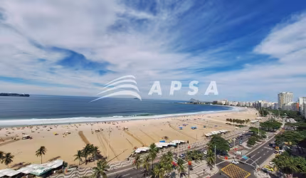 TOTALMENTE MOBILIADO EM ALTO PADRÃO, COM VISTA DESLUMBRANTE PARA O MAR E VENTILAÇÃO NATURAL EM TODOS