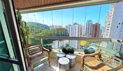 Cobertura Duplex 3 Suítes Lavabo Cozinha com Armários Solarium com Piscina Churrasqueira Vista Mar