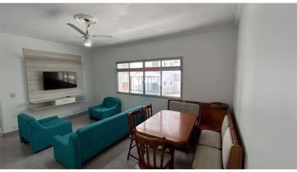 Apartamento 2 Dormitórios 2 Banheiros Sala Ampla Cozinha com Armários Salão Jogos Churrasqueira 100 metros do mar, Astúrias, Guarujá/SP