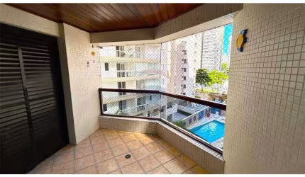 Apartamento 2 Dormitórios (1 suíte) Sala com sacada Cozinha americana de costas p/ mar Lazer Salão Jogos Astúrias, Guarujá/SP