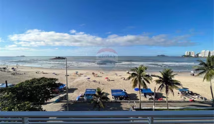 Apartamento Vista Mar com 3 dormitórios 1 vaga à venda, por R$ 1.480.000,00 - Praia das Pitangueiras - Guarujá/SP