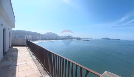 Cobertura Duplex Frente ao Mar com 4 dormitórios à venda, 150 m² - Asturias - Guarujá/SP