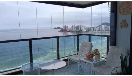 Apartamento à venda, FRENTE MAR Lazer completo Pitangueiras - Guarujá