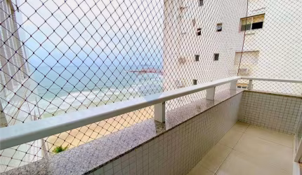 Lindo apartamento Frente Mar com 3 dorms 1 vaga Pitangueiras/Guarujá